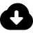 cloud download icon